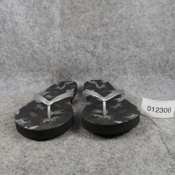 Old Navy Shoes Kids 3 Sandals Flip Flops Summer Beach Casual Slip On Gray Thongs - Picture 2 of 8